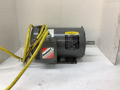 Baldor M3558T AC Motor 2 HP 208-230/460V 1800 RPM 4P 145T 3 Ph 60 Hz TEFC