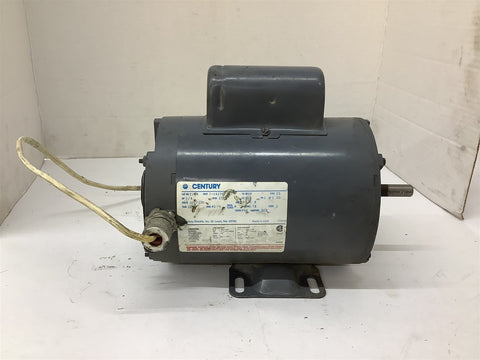 Century C198 Ac Motor 1/4 Hp 115/230 V 1800 Rpm 4P Fr M48 1 Ph 60 Hz TE