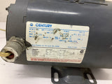 Century C198 Ac Motor 1/4 Hp 115/230 V 1800 Rpm 4P Fr M48 1 Ph 60 Hz TE