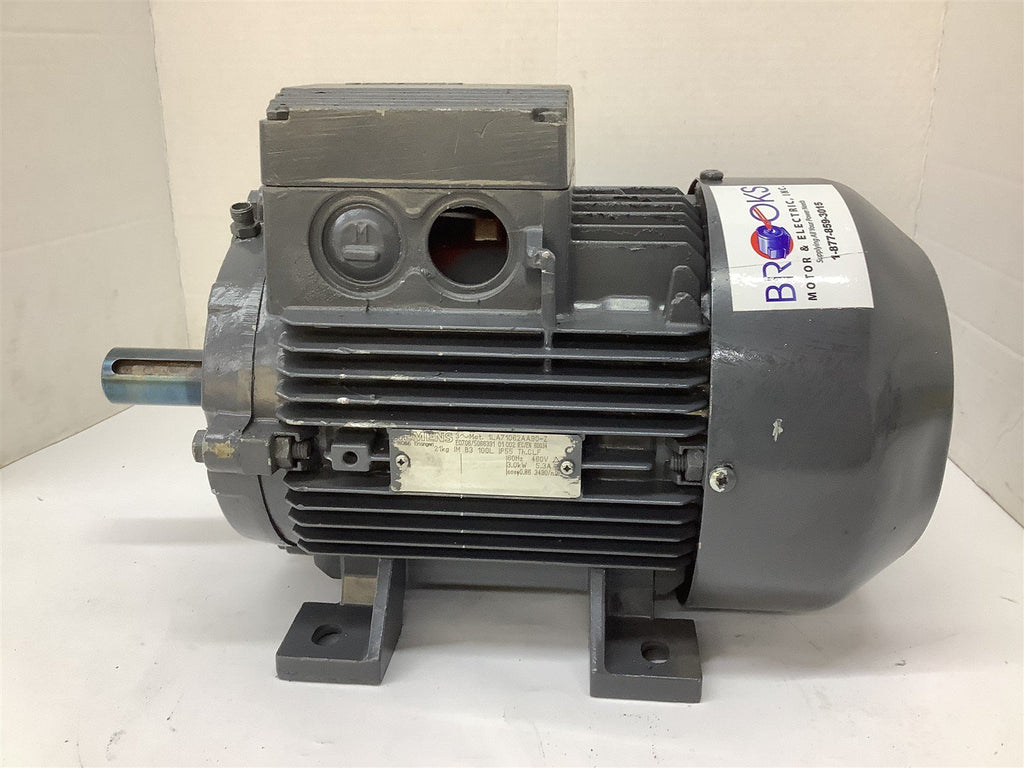 Siemens 1LA71062AA90-Z AC Motor 3kW 460V 60Hz