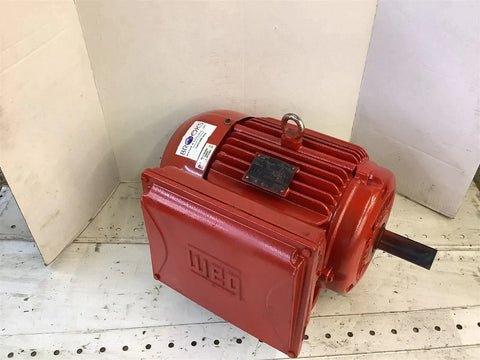 WEG AC Motor 10HP 230V 1740RPM 4P 213/5T 1PH 60Hz TEFC