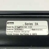 Parker 02.50CBB2AU14AC Pneumatic Cylinder 2 1/2" Bore 10" Stroke 250 PSI