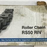 Tsubaki RS50 Riveted Roller Chain 10' Lot Of 2