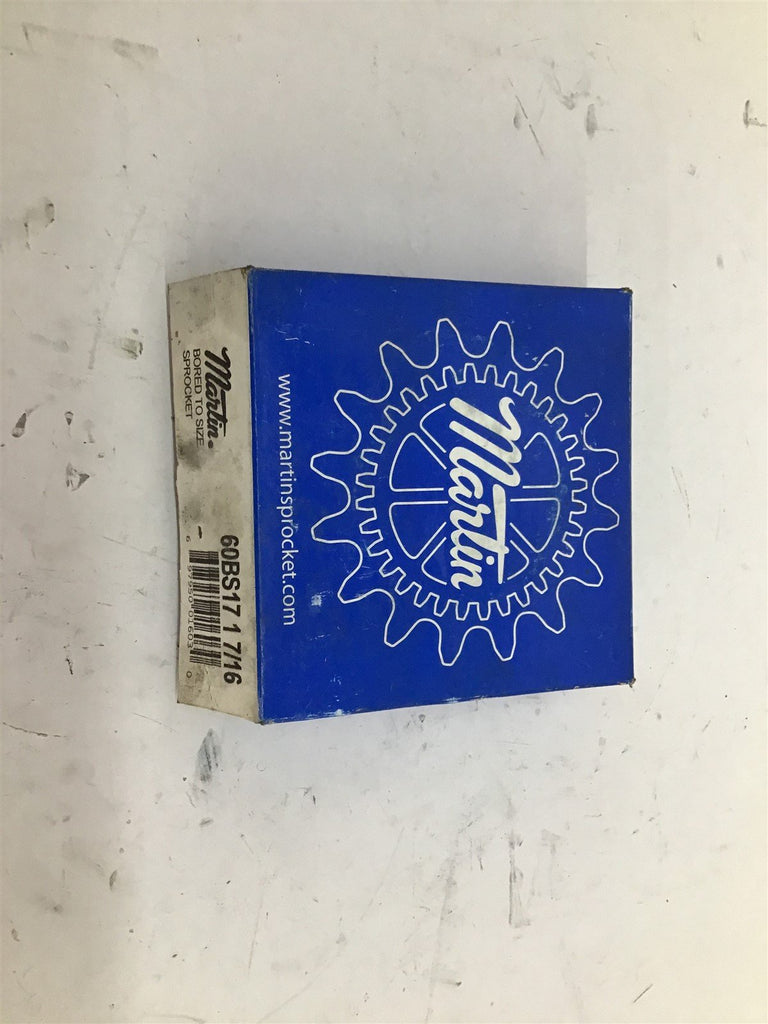 Martin 60BS17 1 7/16 Sprocket Key 3/8" Teeth Width 7/16" 17 Teeth