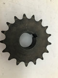 Martin 60BS17 1 7/16 Sprocket Key 3/8" Teeth Width 7/16" 17 Teeth