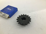 Martin 50BS16 1" Sprocket 1/4" Key 1" ID 3/8" Teeth W 16 Teeth