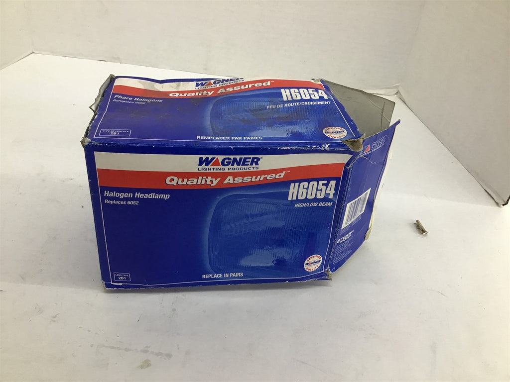 Wagner Lighting Products H6054 High/Low Beam Halogen Headlamp 2B1 Lens Type