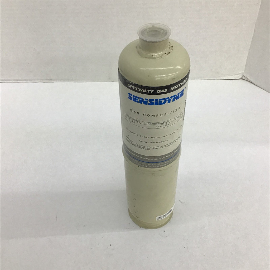 Sensidyne 009824-15 Specialty Gas Mixture 99.999% Nitrogen