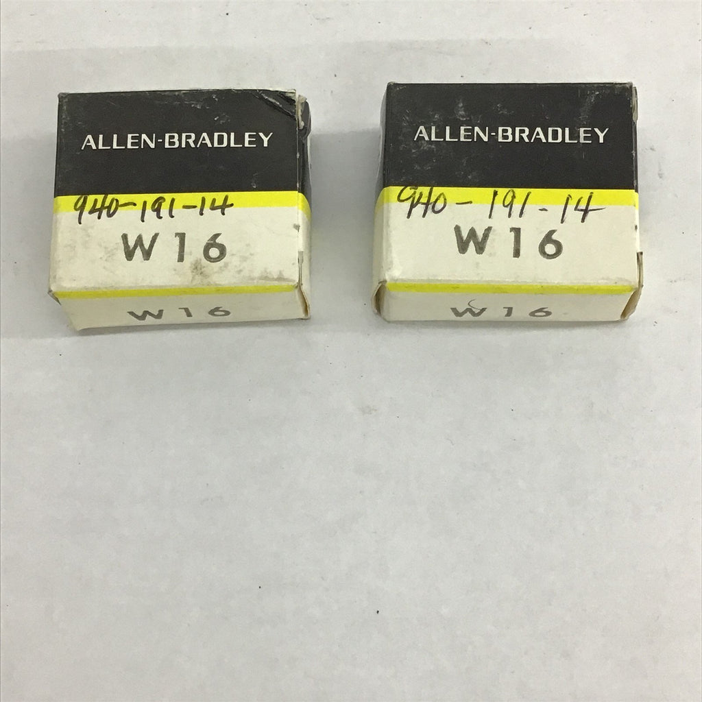 Allen-Bradley W16 Overload Heater Element Lot Of 2