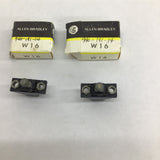Allen-Bradley W16 Overload Heater Element Lot Of 2