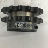 Martin Sprocket D50B15H Double 50 Chain 15 teeth