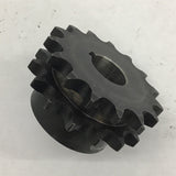 Martin Sprocket D50B15H Double 50 Chain 15 teeth