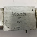 Sun Hydraulics EBY 9LF3 Manifold Hydraulic Valve