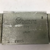 Sun Hydraulics EBY 9AG5 Manifold Hydraulic Valve