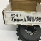 Tsubaki HD50B17 Sprocket 1/4" Teeth Width 1 1/2" ID