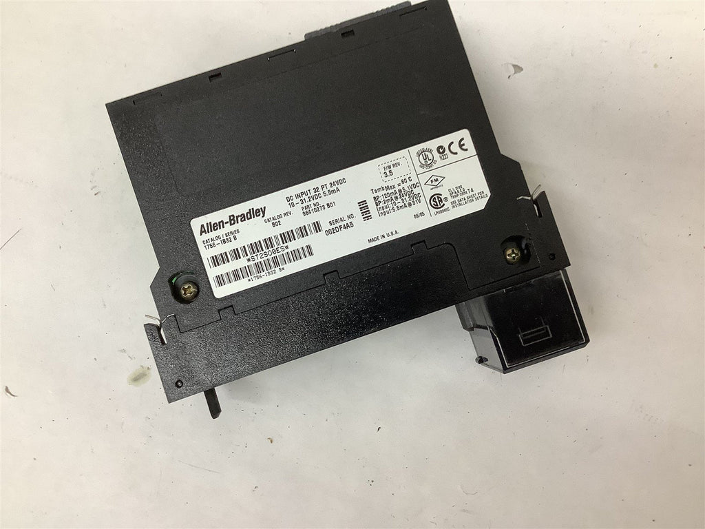 Allen Bradley 1756-IB32 B Missing Terminal DC Input 32 PT 24VDC