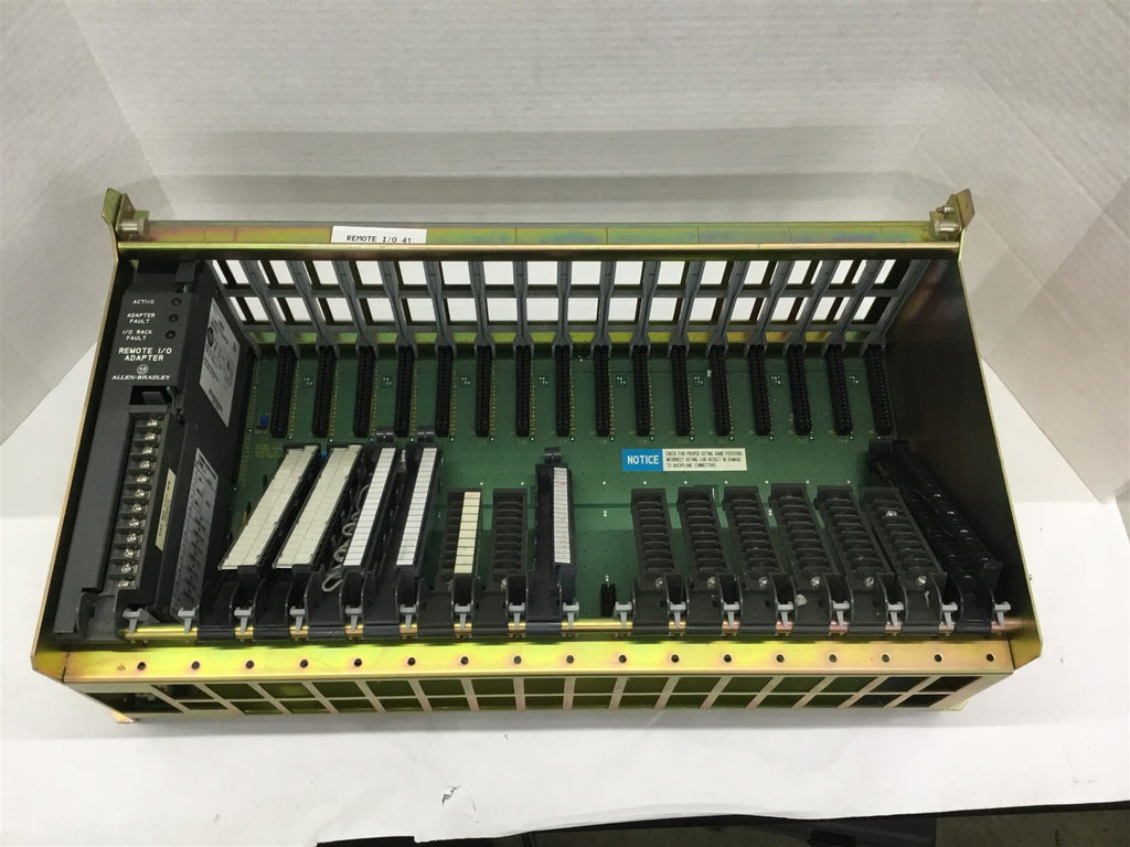 Allen Bradley 1771-A4B B 16 Slot I/O Slot Chassis
