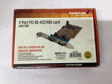Star Tech 2 Port PCI RS-422/485 Card W/ DB9