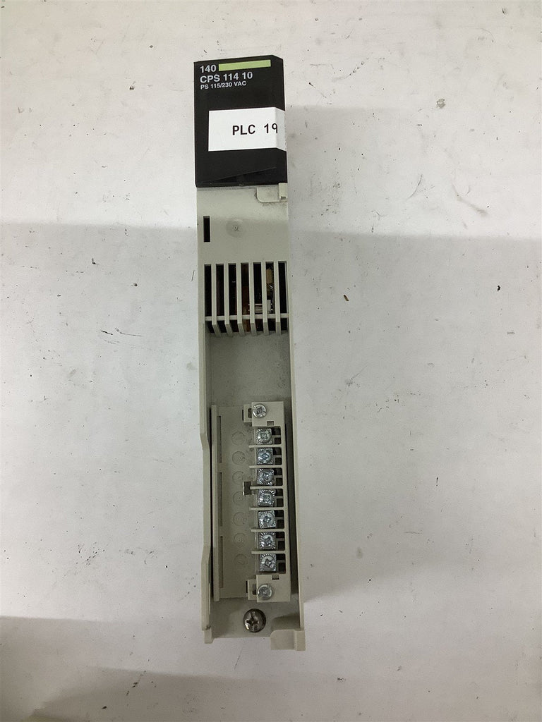 Schneider 140 CPS 114 10 TSX Quantum PS 115/230VAC Missing Cover