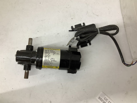 Baldor GP233001 Gear Motor 0.067HP 90VDC 173RPM BA Frame TE