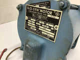 Superior Electric Slo Syn X-250 Explosion Proof Motor 120V 72RPM 0.6A 250 Torq