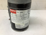 Dayton 1LPV2 AC Gear Motor 1/20HP 115/230V 181 RPM 1PH 10:1 Ratio 12 Torque