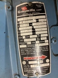 Graymills A6C34FC21B AC Motor 1/2 Hp 115 V 3600 Rpm 2P Fr D56CZ 1 Ph 50/60 Hz