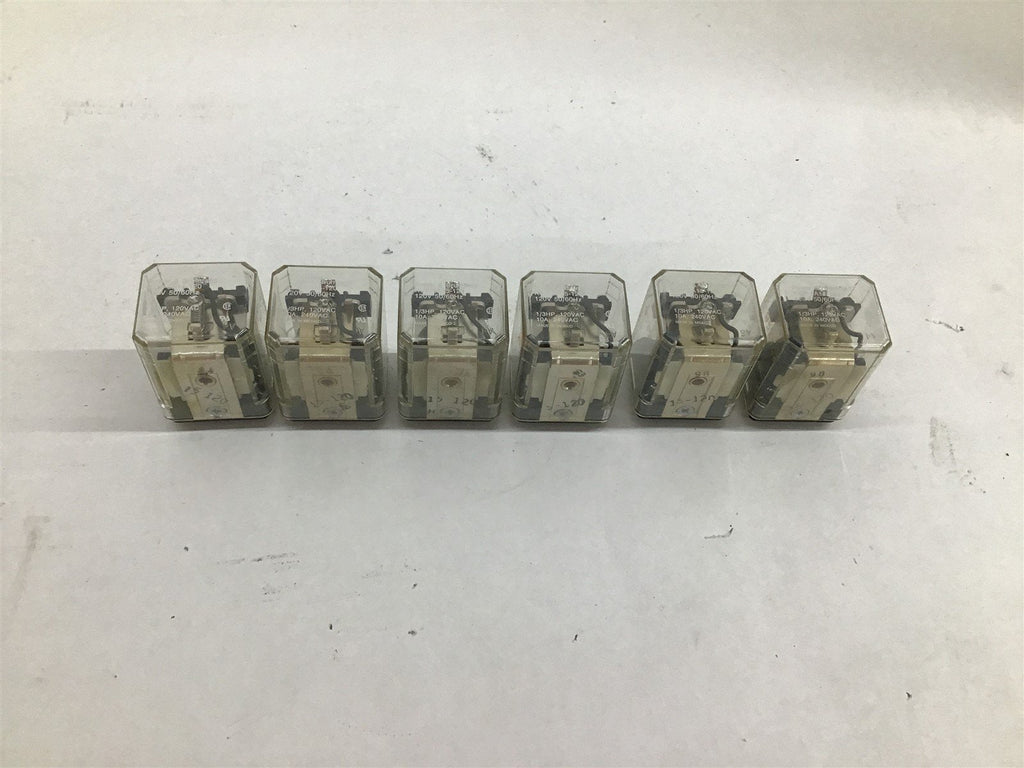 Potter & Brumfield KUP-5A15-120 Relay 120V 50/60Hz Lot Of 6