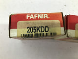 Fafnir 205KDD Ball Bearing Lot Of 2
