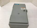 Siemens Nema 12/3R Enclosure Length 14-3/16" Width 8-1/8" Height 6"