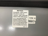 Siemens Nema 12/3R Enclosure Length 14-3/16" Width 8-1/8" Height 6"