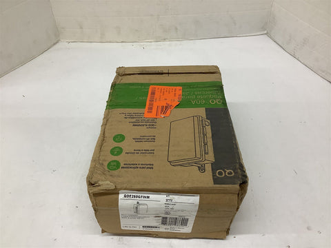 Square D QOE260GFINM Load Center Outdoor 60 Amp 2 Pole 120/240 V Type 3R