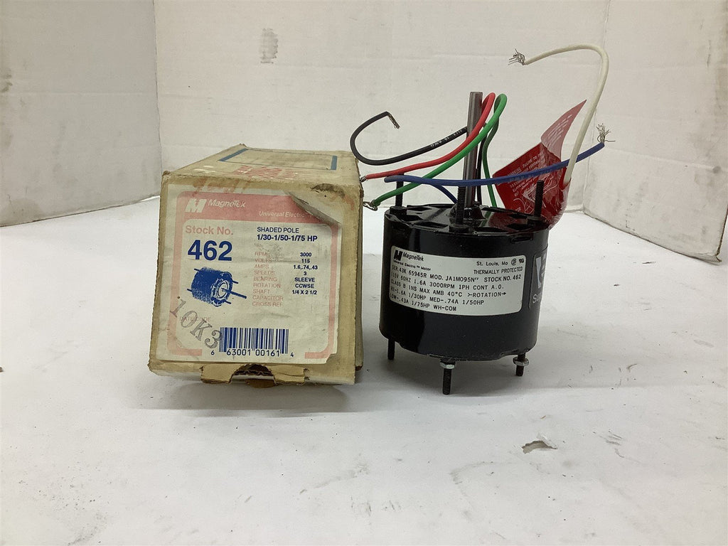 Magnetek JA1M095N Motor Stock # 462 115V 60HZ 1.6AMP 300RPM 1PH 1/30HP
