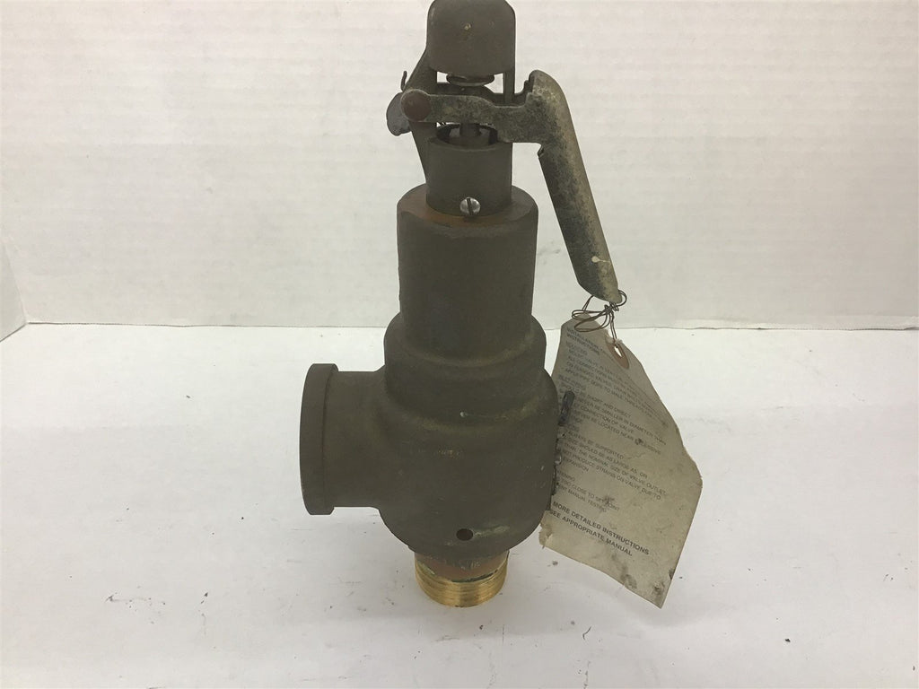 Kunkle Valve 607OCF SAfety Valve Set 200 PSI CAP 2093 SCF Size 1 1/4"