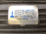Okuma BL-120E-20T 2.4kW 164V 2000 RPM 4Pole 3PH 67Hz