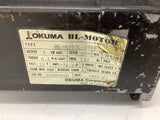 Okuma BL-MC50E-50E-20TB Motor 1KW 133V 2000RPM 8POLE 3PH 133HZ Torq 5.4 LB IN