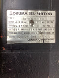 Okuma BL-MH401E-12SB Servo Motor 4.8KW 163V 1200RPM 6P 3PH 60HZ Torq 45.3 LB IN