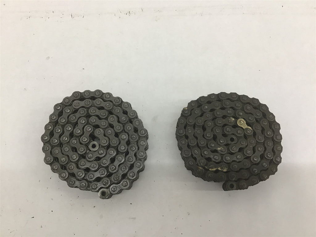 USA 35-2 Double Roller Chain 35 Two Separate Pieces L 5' 4" W 3/4"