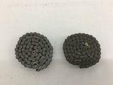 USA 35-2 Double Roller Chain 35 Two Separate Pieces L 5' 4" W 3/4"