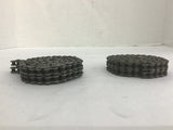USA 35-2 Double Roller Chain 35 Two Separate Pieces L 5' 4" W 3/4"