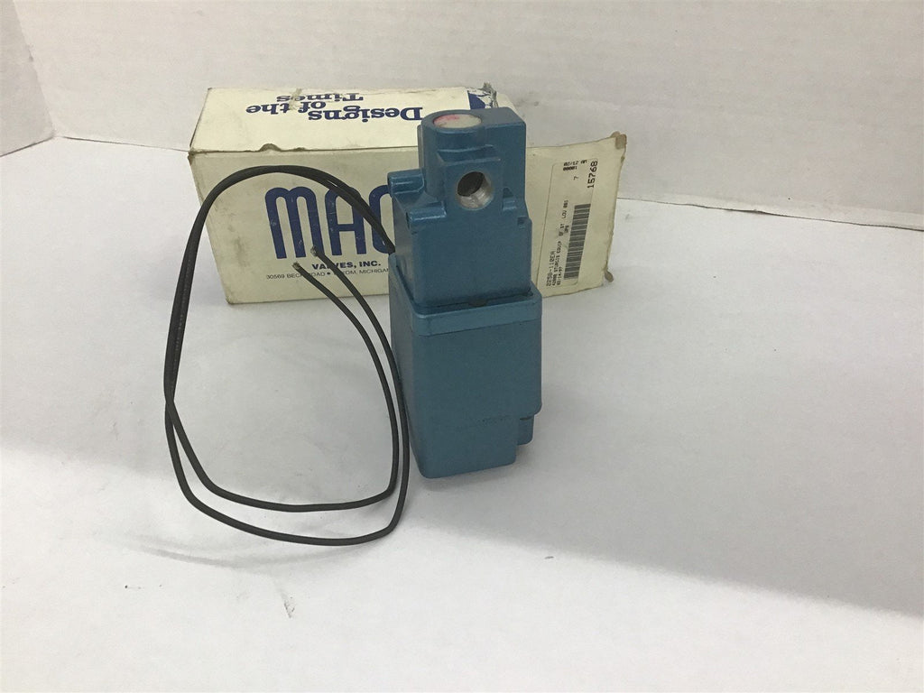 Mac Valves 225-110EA Solenoid Valve 120 V 60 HZ 15 Watts 1035 KPA