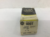 Allen-Bradley 800T-FX6A5 Oil Tight Push-Pull Unit Red Cap 2 Position