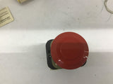 Allen-Bradley 800T-FX6A5 Oil Tight Push-Pull Unit Red Cap 2 Position