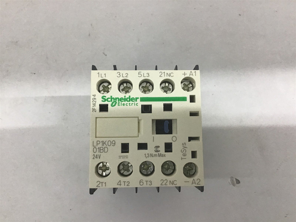 Schneider Electric LP1K0901BD Control Contactor 24 Vdc 5HP 480 V