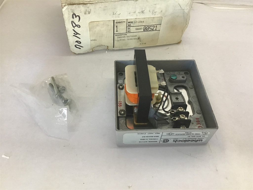 Wheellock 31T-115 Indoor Outdoor Fire Alarm 115VAC