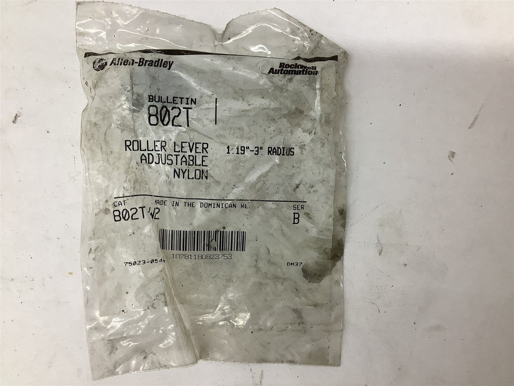Allen Bradley 802T-W2 SER B Roller Lever Adjustable Nylon