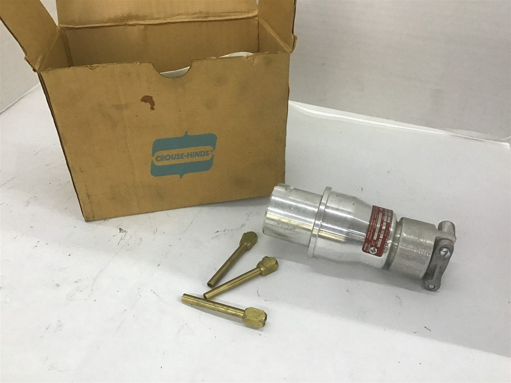 Crouse-Hinds CPP4752 Delayed Action Circuit Breaking Plug 30 Amp 3 Hp 115-230 V