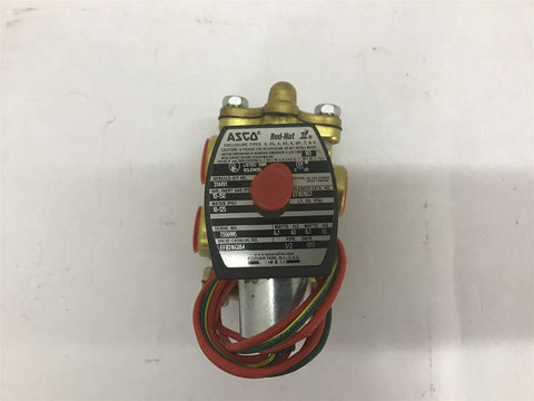 Asco Redhat EF8016G1 Solenoid Valve 10-150 Psi 6.1 W 60 Hz 1/2" Pipe