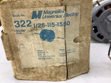 Magnetek 322 AC Motor 1/25HP 115V 1800 Rpm 1PH 60 Hz