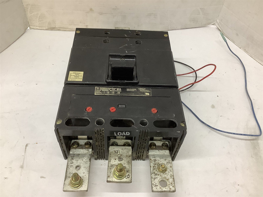 WestingHouse 1265C95G05 T600LA Circuit Breaker 600 AMP 600 Vac 3 Pole